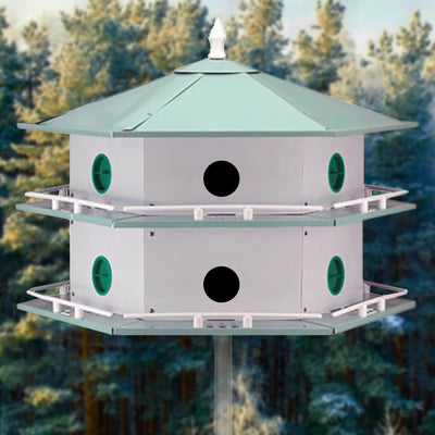 Purple Martin Deluxe Aluminum House - 12 Rooms