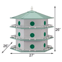 Purple Martin Deluxe Aluminum House - 18 Rooms