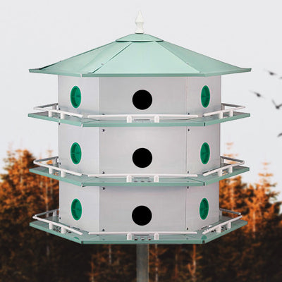 Purple Martin Deluxe Aluminum House - 18 Rooms
