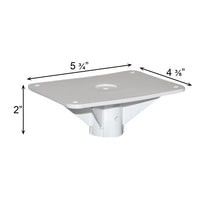 Universal Mounting Plate for Bird Houses and Feeders