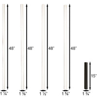 Telescoping Purple Martin House and Gourds Pole - 15'