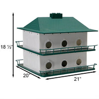 Purple Martin Two-Story House - 12 Rooms