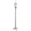 Home Bazaar Display Post, White, 6' 2"
