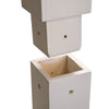 Home Bazaar Display Post, White, 6' 2"