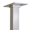 Home Bazaar Display Post, White, 6' 2"