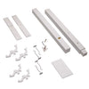 Home Bazaar Display Post, White, 6' 2"