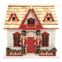 Nutcracker Bird House with LEDs