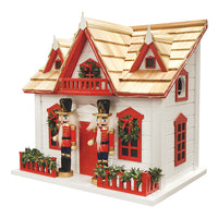 Nutcracker Bird House with LEDs
