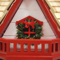 Nutcracker Bird House with LEDs
