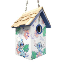 Stitch Standard Bird House, Hibiscus Print