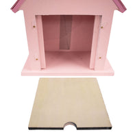 Minnie Cottage Bird House, Pink Dreams