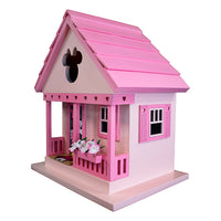 Minnie Cottage Bird House, Pink Dreams