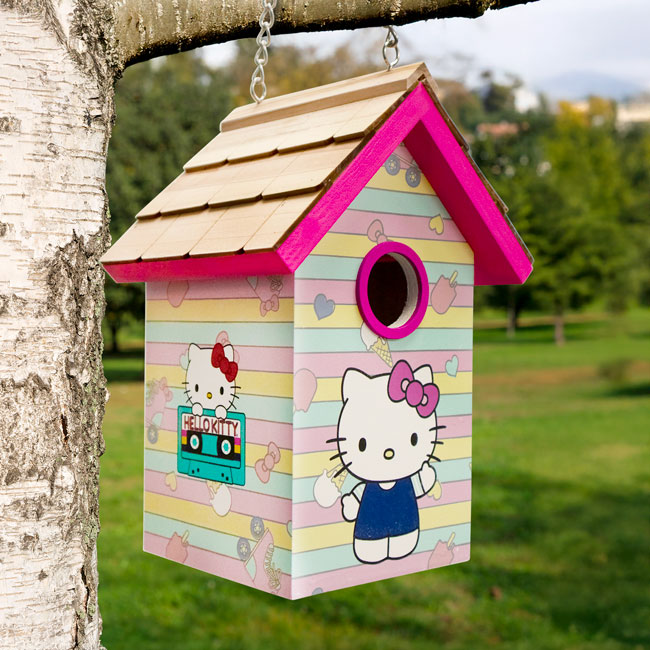Hello Kitty Hanging Bird House, Ice Cream