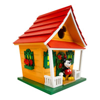 Mickey Mouse Bird House, Red and Yellow