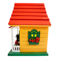 Mickey Mouse Bird House, Red and Yellow