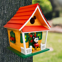 Mickey Mouse Bird House, Red and Yellow