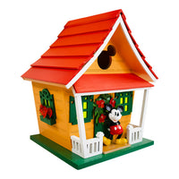 Mickey Mouse Bird House, Red and Yellow