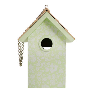 Laura Ashley Ditzy Garden Bird House, Mint Green
