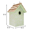 Laura Ashley Ditzy Garden Bird House, Mint Green