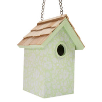 Laura Ashley Ditzy Garden Bird House, Mint Green