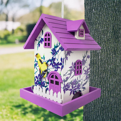 Homestyle Bird Feeder, Goldfinch w/Clematis