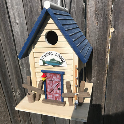 Fishing Lodge Bird House