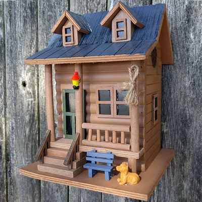 Log Cabin Bird House