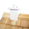 Novelty Cottage Bird House, White