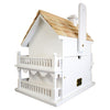 Novelty Cottage Bird House, White