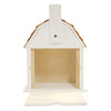 Holly Cottage White Bird House - BirdHousesAndBaths.com