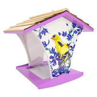 Happy Hopper Bird Feeder, Goldfinch & Clematis
