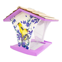 Happy Hopper Bird Feeder, Goldfinch & Clematis