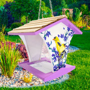 Happy Hopper Bird Feeder, Goldfinch & Clematis