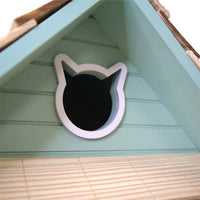 Kitty Cottage Bird House, Green