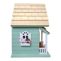 Kitty Cottage Bird House, Green