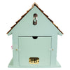 Kitty Cottage Bird House, Green