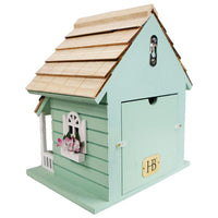 Kitty Cottage Bird House, Green