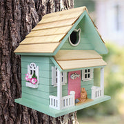 Kitty Cottage Bird House, Green