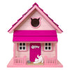 Kitty Cottage Bird House, Pink