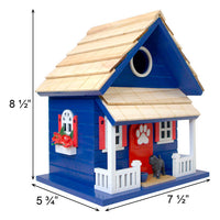 Bow Wow Bird House, Blue