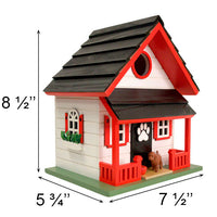 Bow Wow Bird House, White