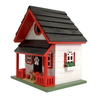 Bow Wow Bird House, White