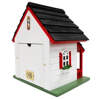Bow Wow Bird House, White