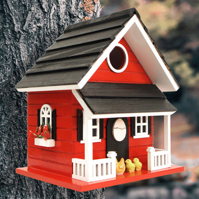 Hen House BirdHouse, Red