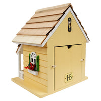 Bunny House BirdHouse, Yellow