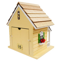 Bunny House BirdHouse, Yellow
