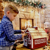 Christmas Red Barn Advent Calendar - BirdHousesAndBaths.com