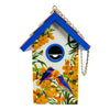 Cottage Bird House, Bluebirds and Camellia