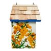 Cottage Bird House, Bluebirds and Camellia