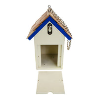 Cottage Bird House, Bluebirds and Camellia